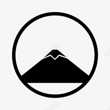 富士日本地标图标图标