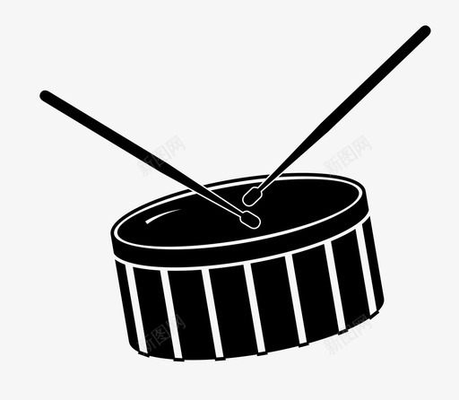 打击乐器鼓鼓棍图标svg_新图网 https://ixintu.com 乐器 打击乐器 鼓 鼓棍