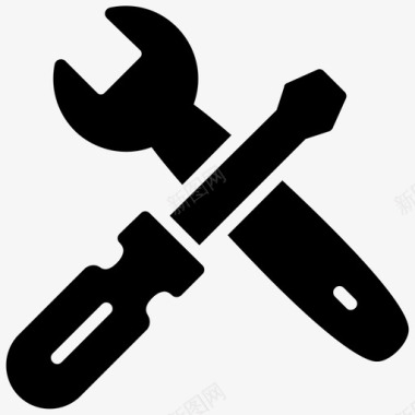 维修工具手动工具维护图标图标