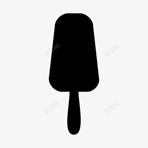 冰棍奶油冰淇淋图标svg_新图网 https://ixintu.com 冰棍 冰淇淋 奶油