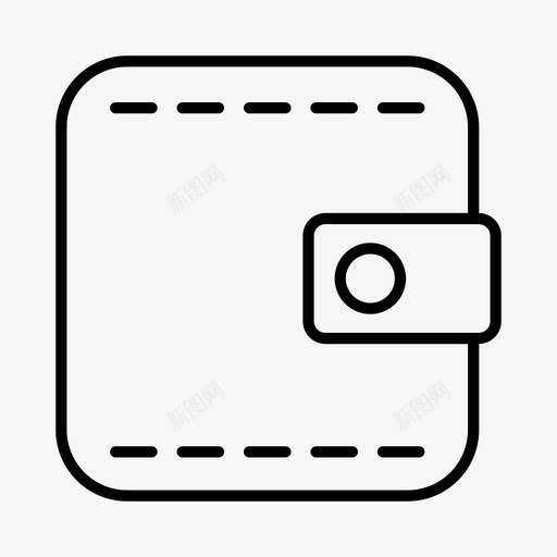 钱包探险度假图标svg_新图网 https://ixintu.com 度假 探险 旅游 钱包