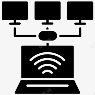 wifi网络热点wifi连接图标图标