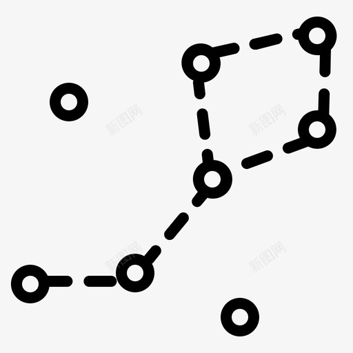 星座方向科学图标svg_新图网 https://ixintu.com 恒星 方向 星座 科学 空间 迷你空间