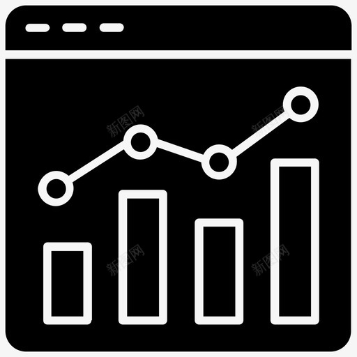 网站仪表板广告词网络分析图标svg_新图网 https://ixintu.com 广告词 数据科学字形图标 网站仪表板 网络分析 网络排名 网络评级