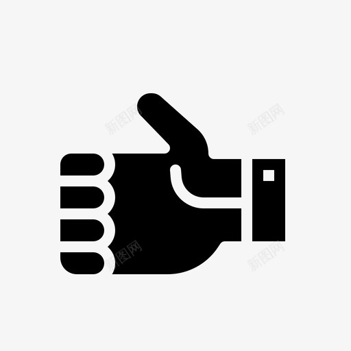 手语手指手势图标svg_新图网 https://ixintu.com 喜欢 好 手势 手指 手语 沟通扎实