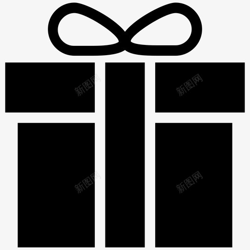礼品盒圣诞礼物圣诞节图标svg_新图网 https://ixintu.com 圣诞礼物 圣诞节 礼品盒