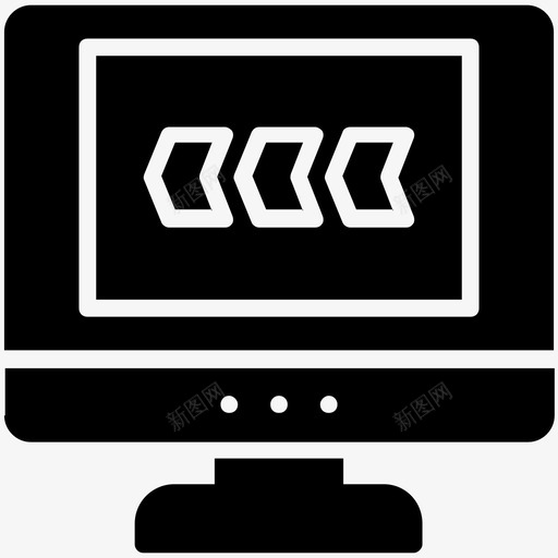 进程加载性能图标svg_新图网 https://ixintu.com 加载 性能 编程字形图标 过程 进程