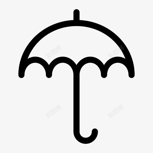 伞盖防护图标svg_新图网 https://ixintu.com 伞 天气介质 安全 盖 防护 防雨