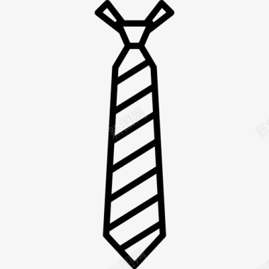 领带时尚漂亮的衣服图标图标