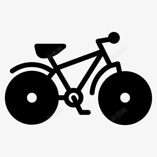 自行车muantain体育图标svg_新图网 https://ixintu.com muantain 交通 体育 体育实心 自行车