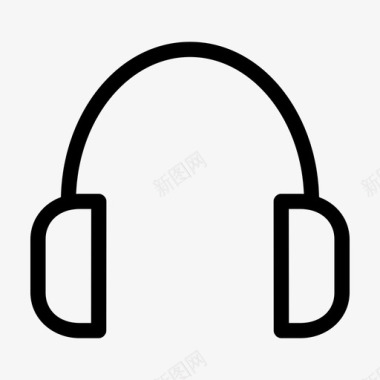 耳机dj听筒图标图标