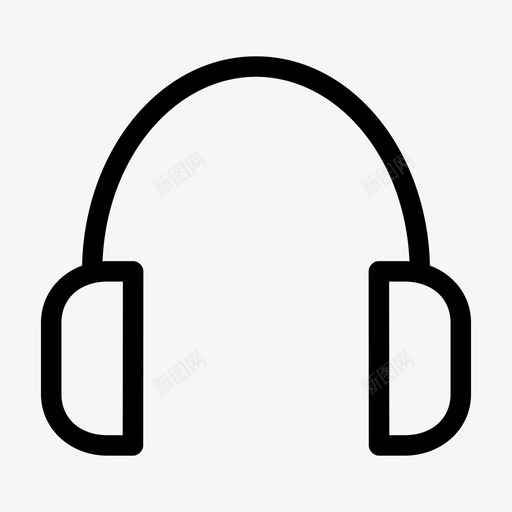 耳机dj听筒图标svg_新图网 https://ixintu.com dj 听筒 声音 硬件介质 耳机