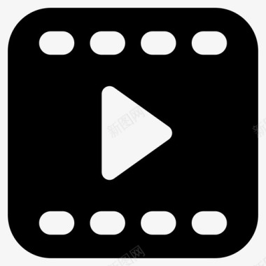 视频文件数字视频文件格式图标图标