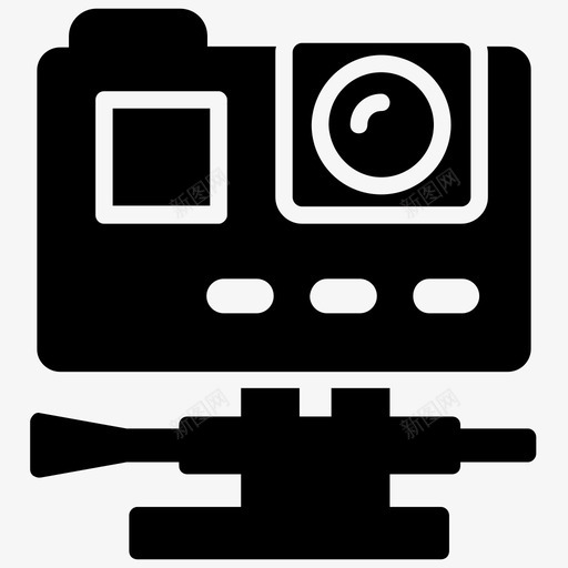 动作摄像机紧凑型数码相机数码相机图标svg_新图网 https://ixintu.com 动作摄像机 数码相机 紧凑型数码相机 视频制作字形图标