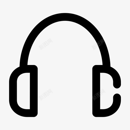 耳机dj听筒图标svg_新图网 https://ixintu.com dj 听筒 声音 硬件 耳机