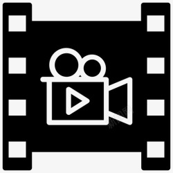 电影工作室电影工作室电影制作视频制作字形图标高清图片