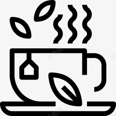 热茶咖啡健康图标图标