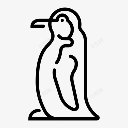 企鹅动物南极图标svg_新图网 https://ixintu.com 企鹅 动物 动物园欢迎来到动物园 南极 野生动物 鸟类