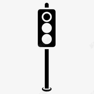 红绿灯路标信号图标图标