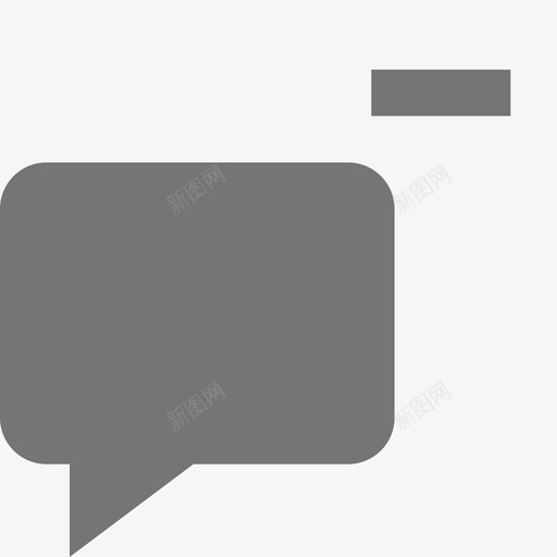 chat bubble square subtract.1svg_新图网 https://ixintu.com chat bubble square subtract.1