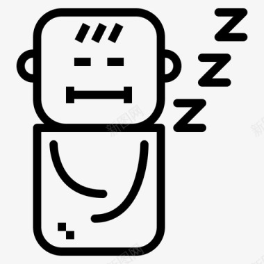 睡觉放松宝贝图标图标