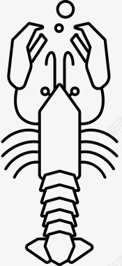 龙虾动物鱼图标图标