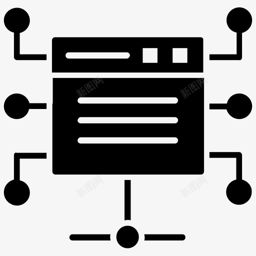 内容小部件文章管理内容管理图标svg_新图网 https://ixintu.com 内容小部件 内容管理 数据科学字形图标 文章管理