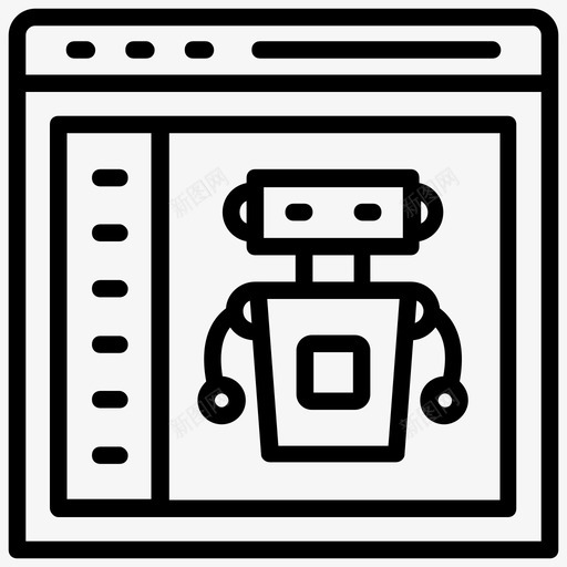 机器人知识人工智能深度学习图标svg_新图网 https://ixintu.com ia学习 人工智能 人工智能线图标 机器人知识 深度学习 知识管理