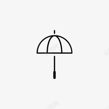 伞盖保护图标图标