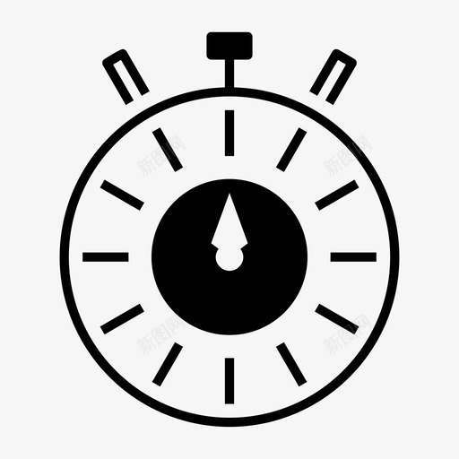 秒表时钟倒计时图标svg_新图网 https://ixintu.com 倒计时 时钟 秒表