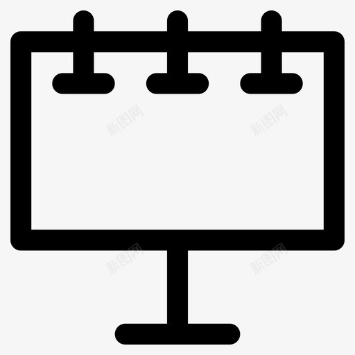 广告牌广告广告活动营销活动图标svg_新图网 https://ixintu.com 媒体活动 广告活动 广告牌广告 招牌 用户界面线图标 营销活动