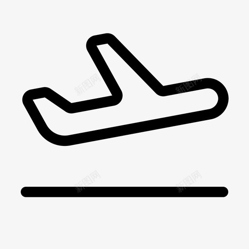 出发飞机机场图标svg_新图网 https://ixintu.com 出发 基本图标集 旅行 机场 航班 起飞 飞机
