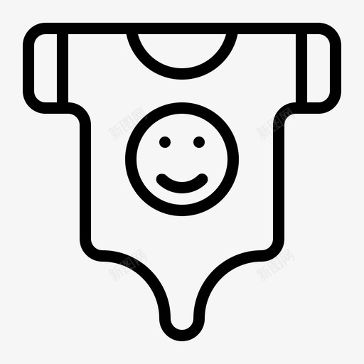 衬衫婴儿男孩图标svg_新图网 https://ixintu.com 婴儿 婴儿系列 布 幼儿 男孩 衬衫