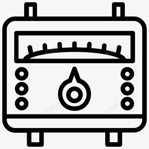 温度控制器加热控制器压力表图标svg_新图网 https://ixintu.com 人工智能线图标 加热控制器 压力表 温度传感器 温度控制器 温度表