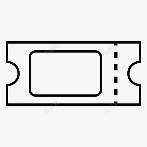 门票预订电影图标svg_新图网 https://ixintu.com 旅行 电影 通行证 门票 预订