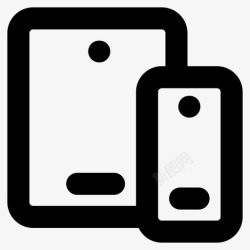 数字设备数字设备电子配件ipad和移动电话图标高清图片