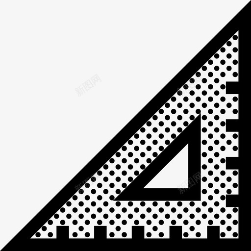 三角尺量具三角图标svg_新图网 https://ixintu.com 三角 三角尺 杂点 量具