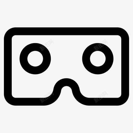 vr眼镜3d眼镜虚拟眼镜图标svg_新图网 https://ixintu.com 3d眼镜 vr眼镜 用户界面线图标 虚拟现实耳机 虚拟眼镜