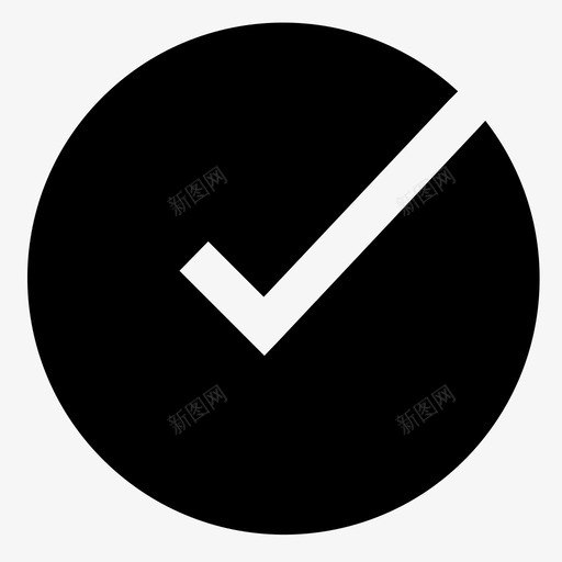 选中复选框完成图标svg_新图网 https://ixintu.com 复选框 完成 选中