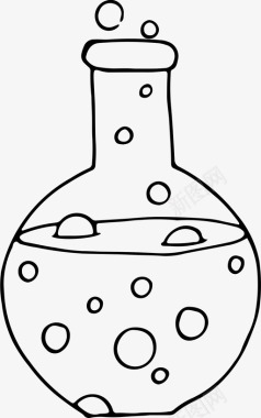烧瓶化学教育图标图标