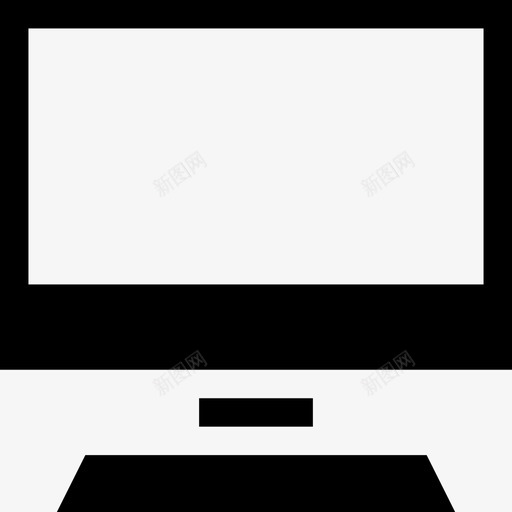 计算机桌面显示器图标svg_新图网 https://ixintu.com pc web和应用程序图标 屏幕 显示器 桌面 计算机