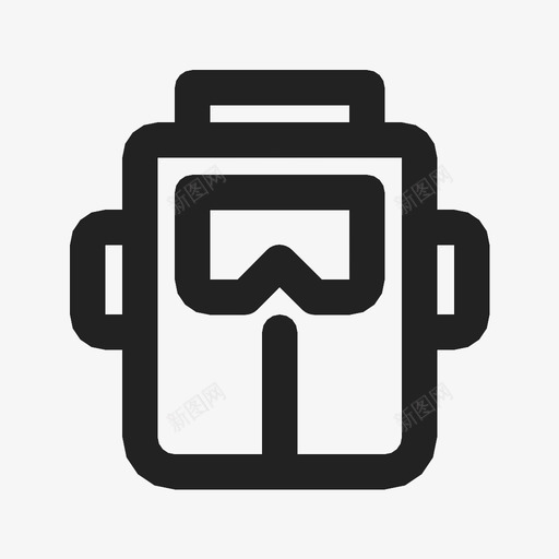 面罩工业防护图标svg_新图网 https://ixintu.com 工业 焊接 防护 面罩