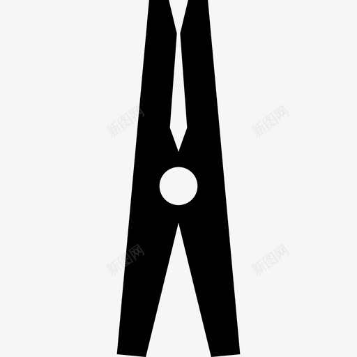 衣夹图标svg_新图网 https://ixintu.com 衣夹