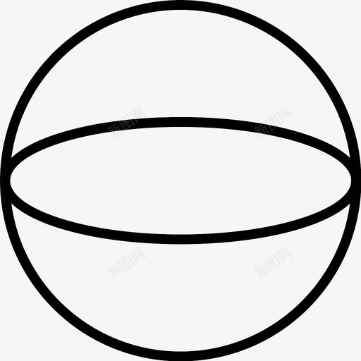 球体圆几何体图标svg_新图网 https://ixintu.com 几何体 圆 圆形 形状 球体