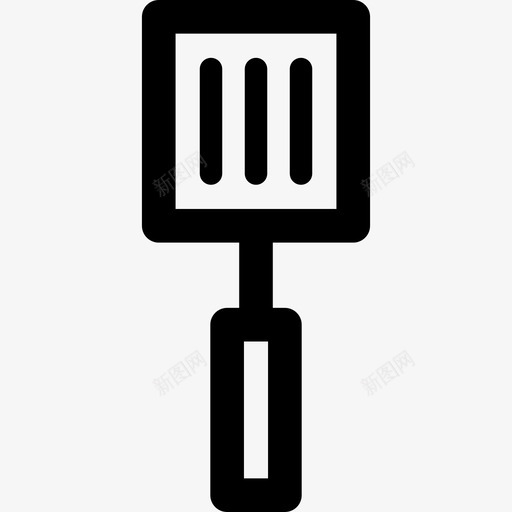 抹刀食品和烹饪线性图标svg_新图网 https://ixintu.com 抹刀 线性 食品和烹饪