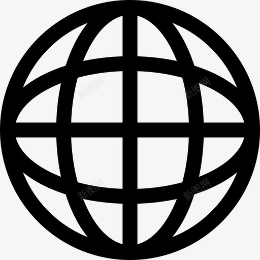 世界网格地图和旗帜说明图标svg_新图网 https://ixintu.com 世界网格 地图和旗帜 说明