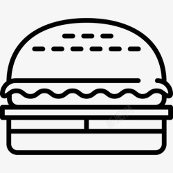 美食音乐节汉堡美食音乐节图标高清图片
