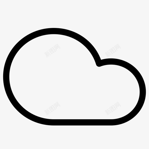 云硬盘icloud图标svg_新图网 https://ixintu.com 80个最小线图标 icloud 云 保存 硬盘