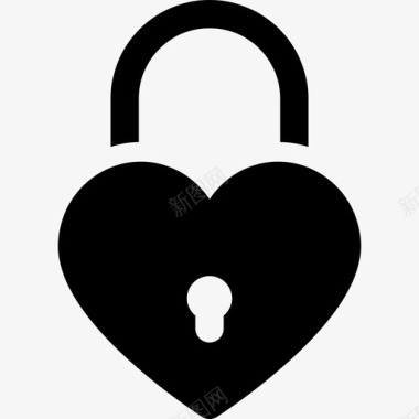 挂锁工具用具情人节充满元素图标图标
