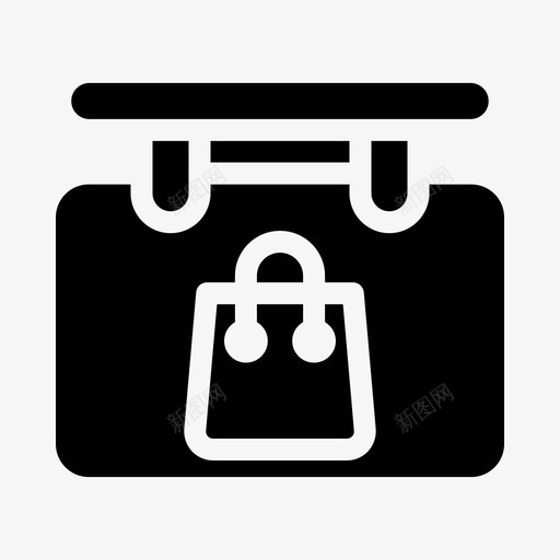 招牌包商店图标svg_新图网 https://ixintu.com 包 商店 招牌